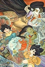 Постер к аниме Странная история о продавце сонных шариков