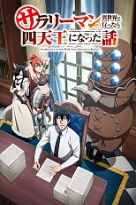 Постер к аниме История о служащем, который стал одним из четырёх Небесных Царей, когда отправился в другой мир