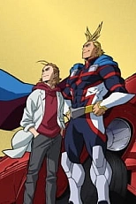 Постер к аниме Моя геройская академия: Восхождение Всемогущего