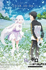 Постер к аниме Re:Zero. Жизнь с нуля в альтернативном мире: Снежные воспоминания